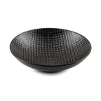 Tweed Noir - Service 18 Pièces - Grès - Noir