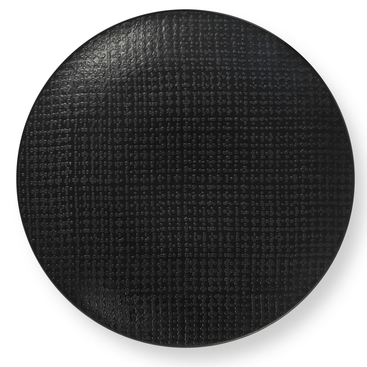 Tweed Noir - Service 18 Pièces - Grès - Noir