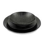 Tweed Noir - Service 18 Pièces - Grès - Noir
