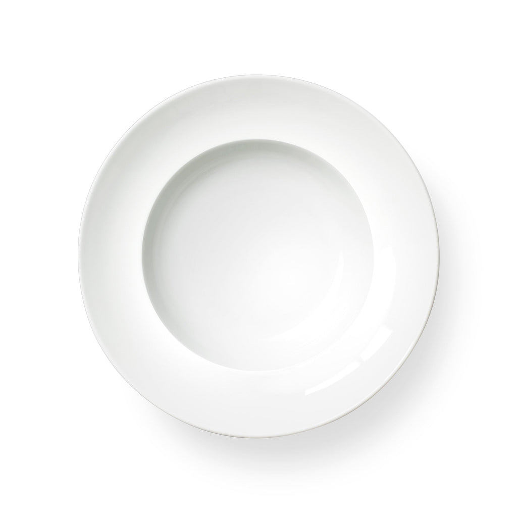 Trattoria - 4 Assiettes À Pâtes 26 Cm - Porcelaine - Blanc