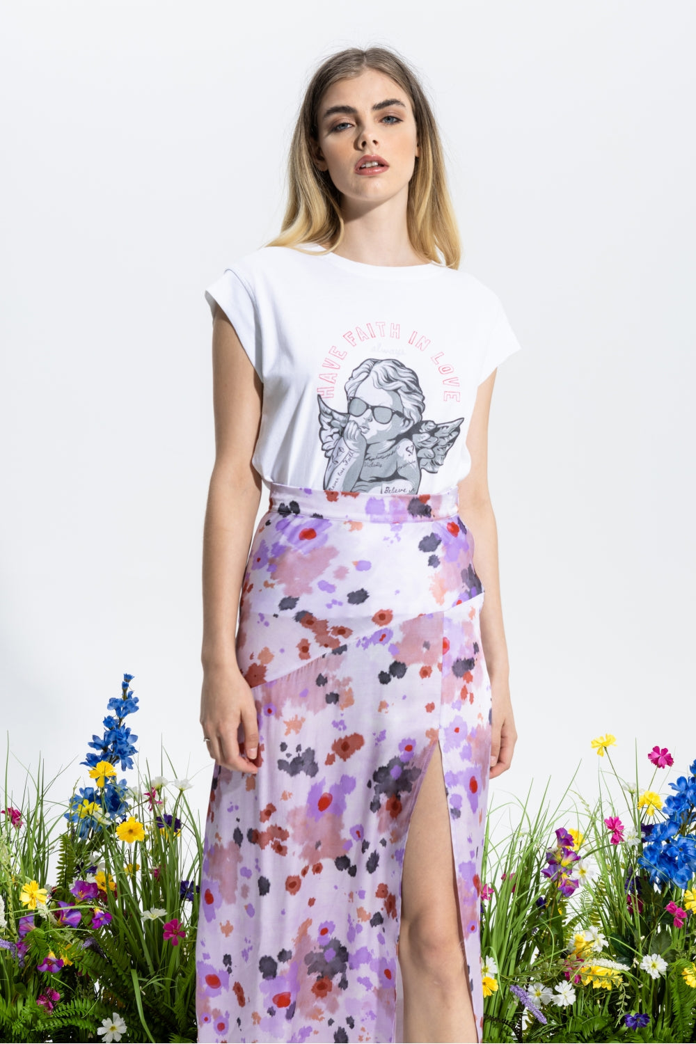 La Jupe Adriana Lilas