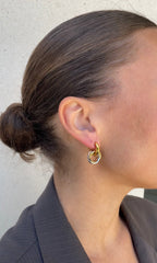 Boucles D'Oreilles Asymmetric Circle
