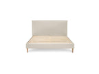 Sary - Lit Avec Lattes Massives - Pieds En Bois Naturel