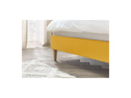 Sary - Lit Avec Lattes Massives - Pieds En Bois Naturel