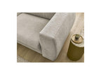 Hugo - Canapé Droit Convertible Ouverture Express - Tissu Texturé - 160X190