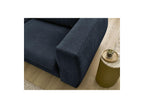 Hugo - Canapé Droit Convertible Ouverture Express - Tissu Texturé - 160X190