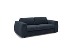 Hugo - Canapé Droit Convertible Ouverture Express - Tissu Texturé - 160X190