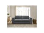 Hugo - Canapé Droit Convertible Ouverture Express - Tissu Texturé - 140X190