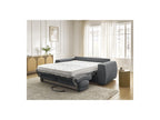 Hugo - Canapé Droit Convertible Ouverture Express - Tissu Texturé - 160X190
