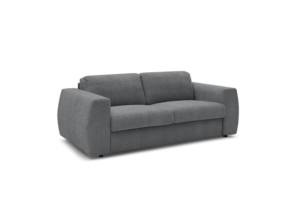 Hugo - Canapé Droit Convertible Ouverture Express - Tissu Texturé - 160X190