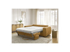 Hugo - Canapé Droit Convertible Ouverture Express - Tissu Texturé - 160X190