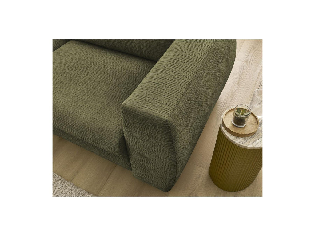 Hugo - Canapé Droit Convertible Ouverture Express - Tissu Texturé - 160X190
