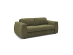Hugo - Canapé Droit Convertible Ouverture Express - Tissu Texturé - 160X190