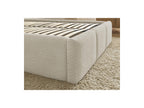 Elya - Lit Coffre - Tissu Bouclette
