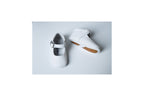 Chaussons Bébé Souples Antidérapants Fille À Boucle Mini-Alice - Cuir Blanc - Fille