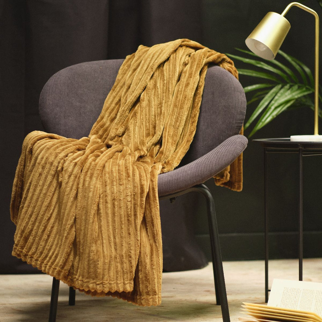 Permanent Unis Essential - Plaid Ribbed - Marron