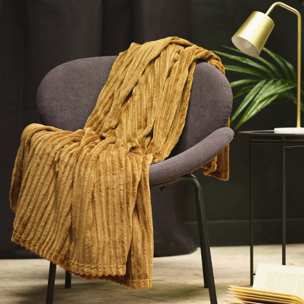 Permanent Unis Essential - Plaid Ribbed - Marron
