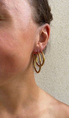 Boucles D'Oreilles Duo Thin Hailey Hoops