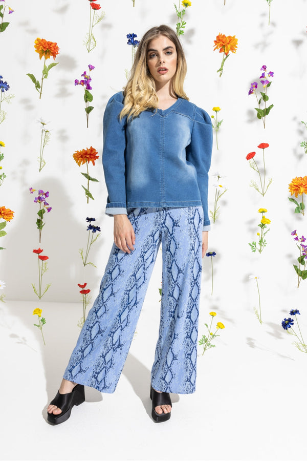 Le Pantalon Iggy Python Bleu