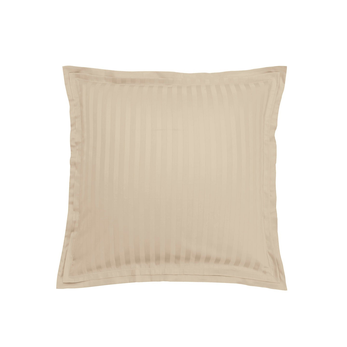 Satin Uni Jacquard - Taie D'Oreiller - Grège