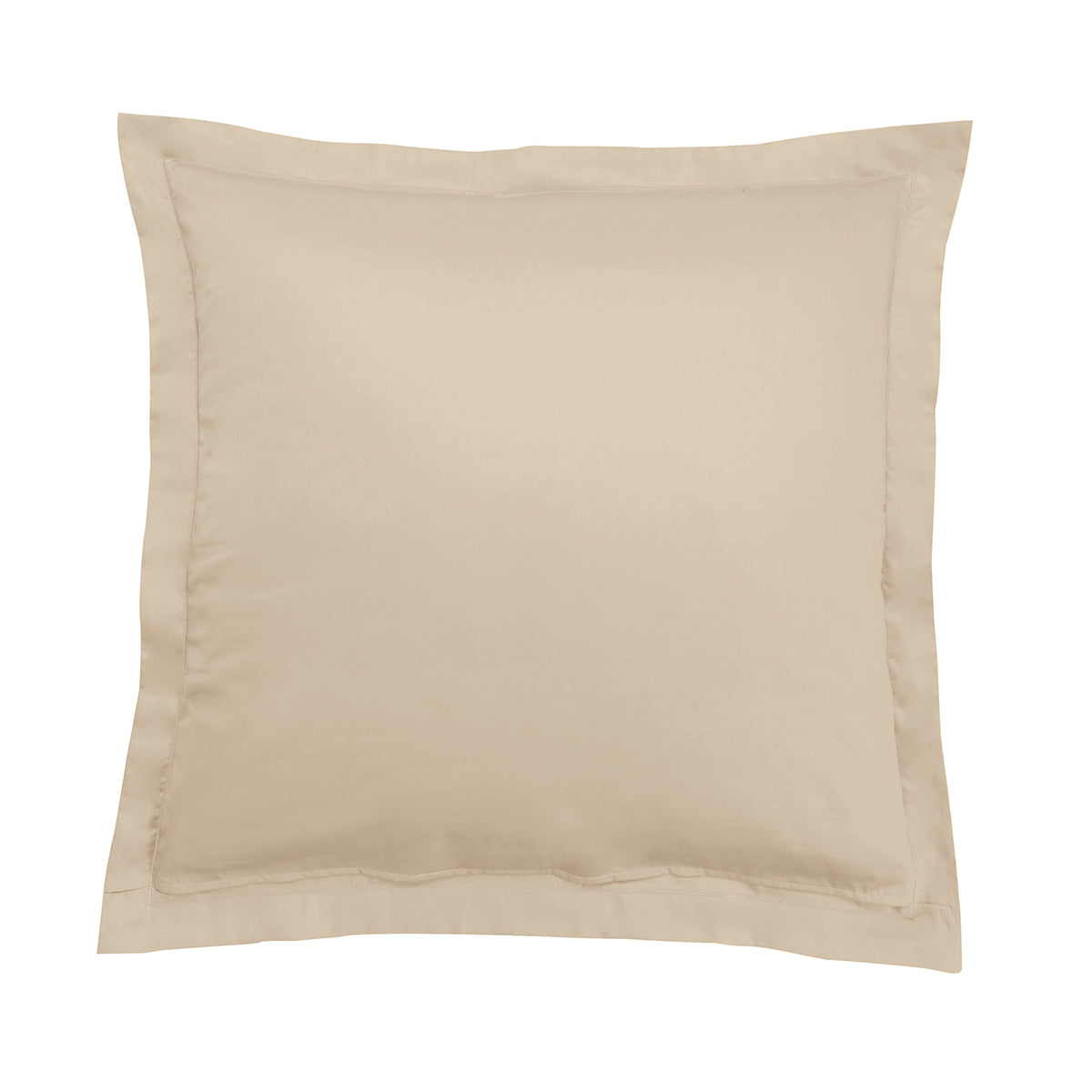 Satin Uni Jacquard - Taie D'Oreiller - Grège
