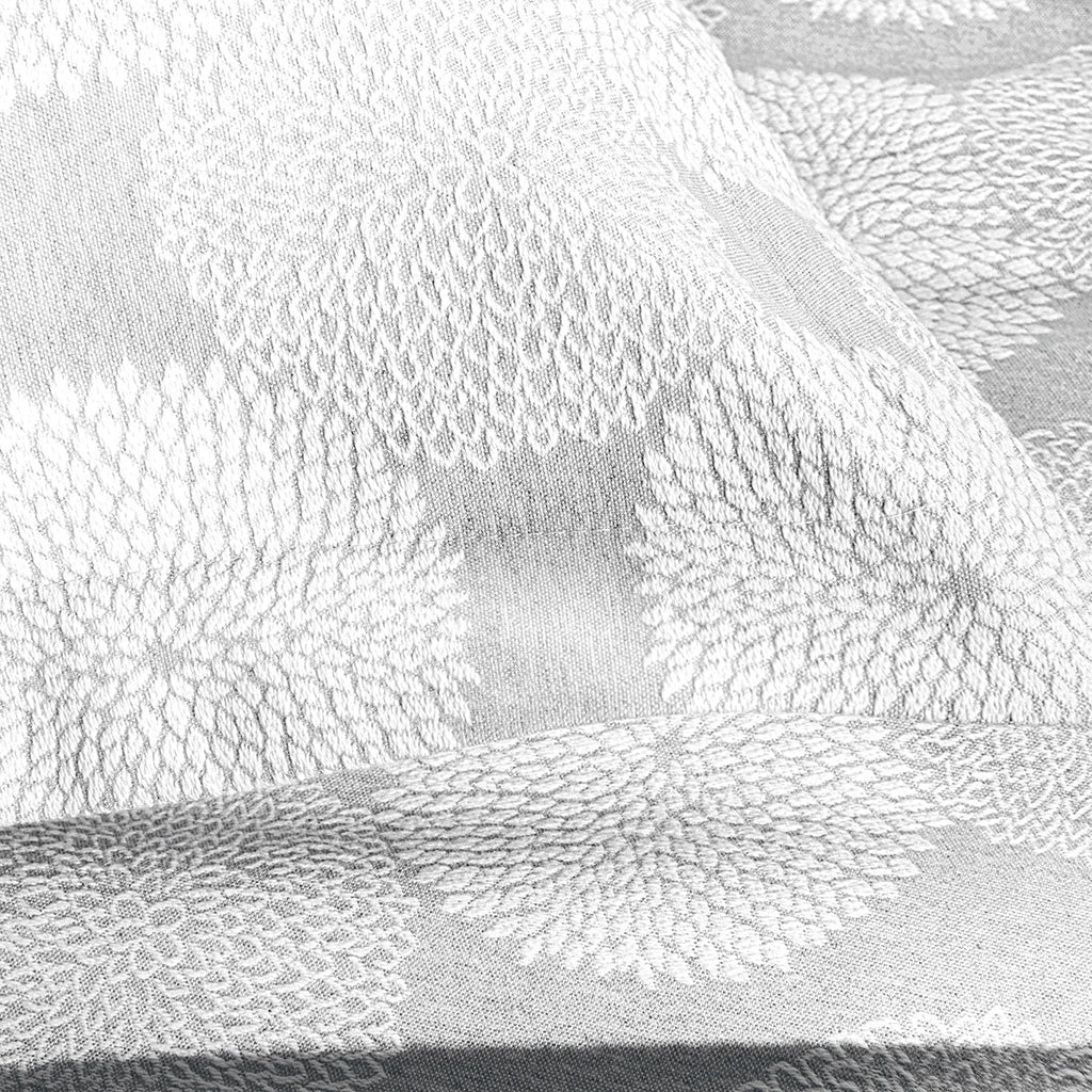 Dahlia - Taie D'Oreiller Déco - Gris