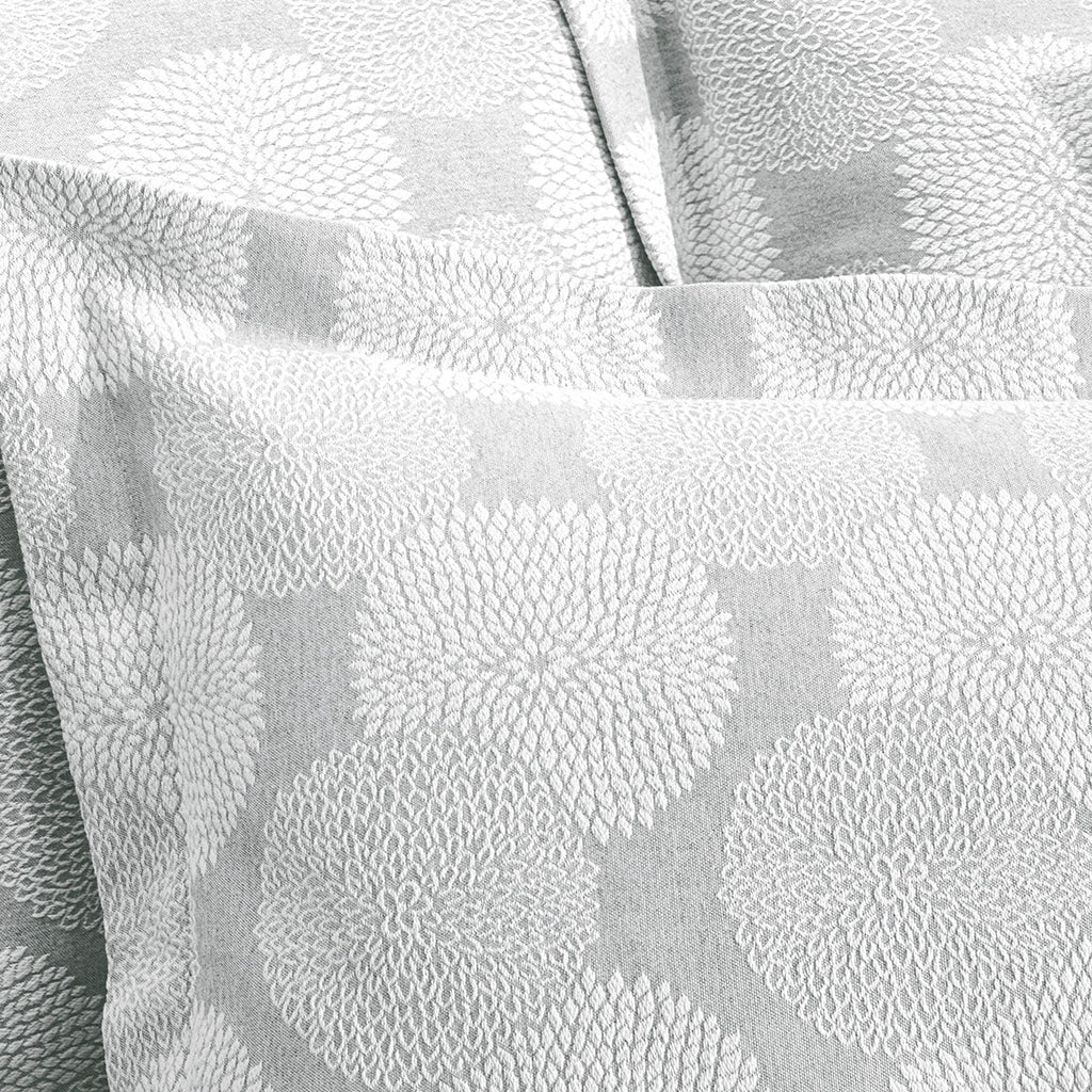Dahlia - Taie D'Oreiller Déco - Gris