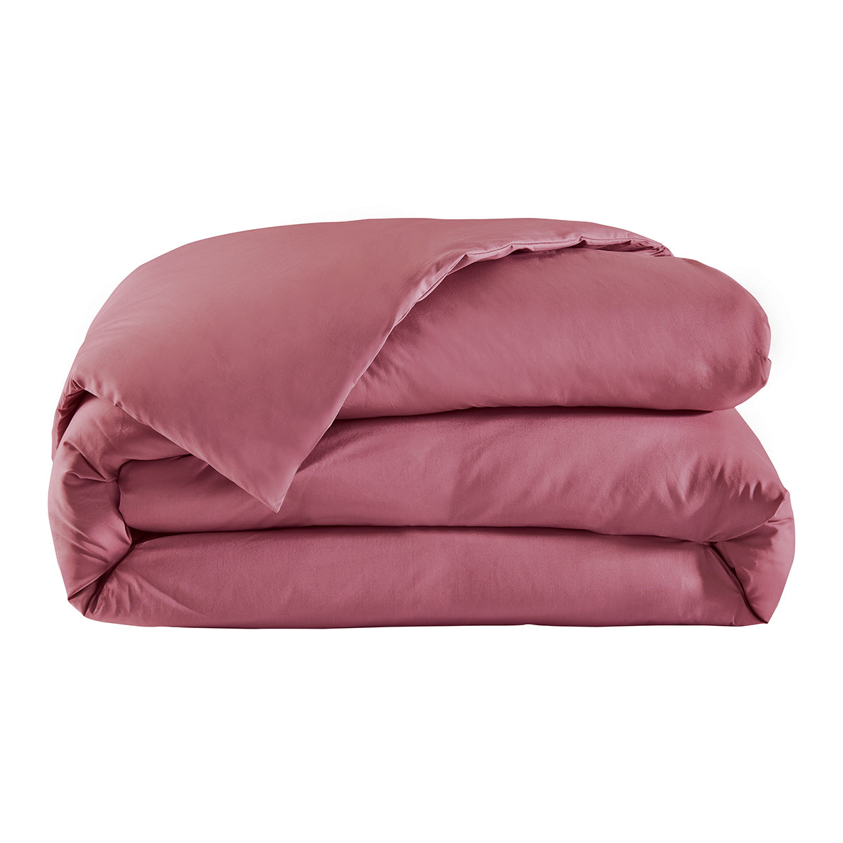 Percale Unie - Housse De Couette - Vieux Rose