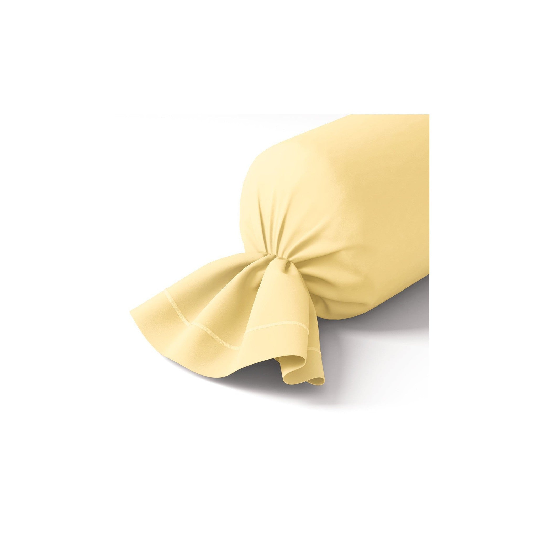 Percale Unie - Taie De Traversin - Jaune