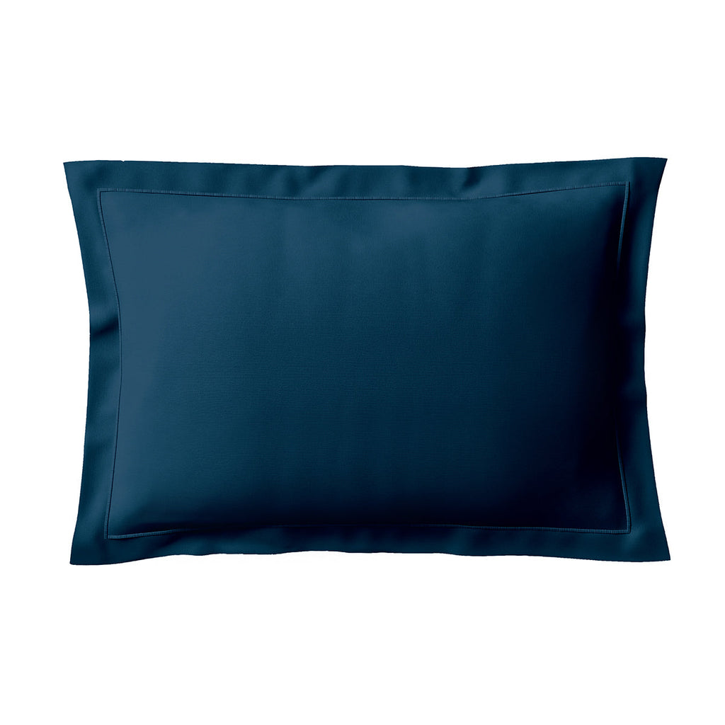 Percale Unie - Taie D'Oreiller - Bleu Nuit