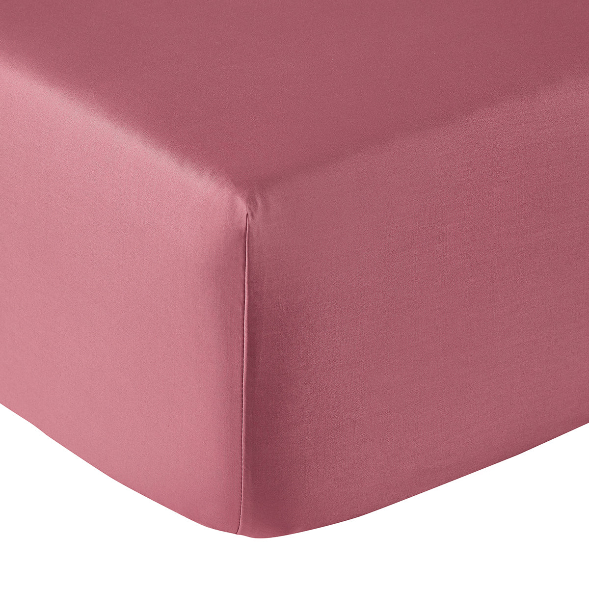 Percale Unie - Drap Housse - Vieux Rose