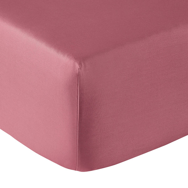 Percale Unie - Drap Housse - Vieux Rose