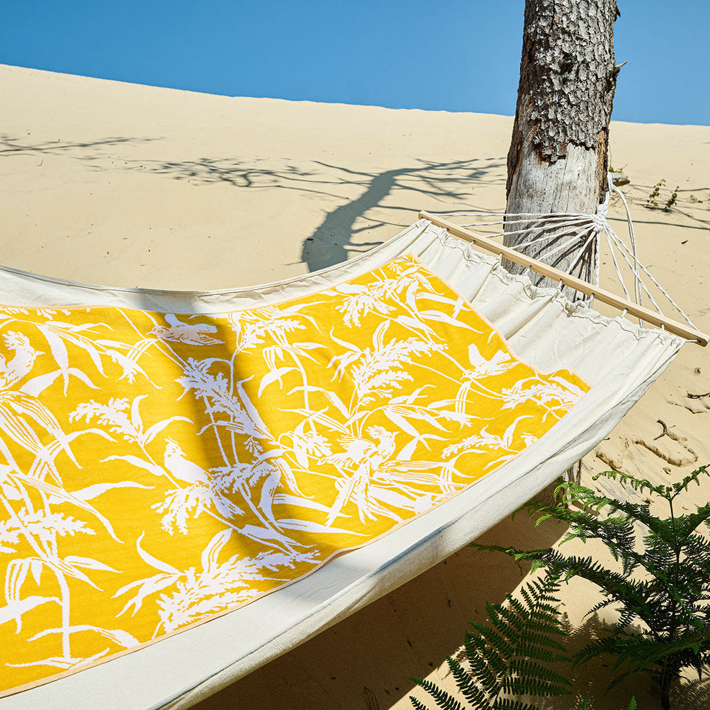 Estampe - Drap De Plage/Pareo - Jaune