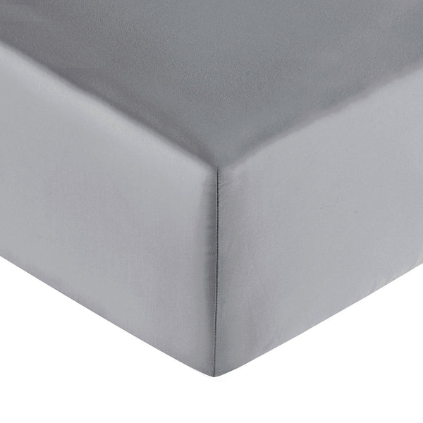 Satin Uni - Drap Housse - Gris