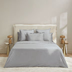 Satin Uni - Drap Plat - Gris