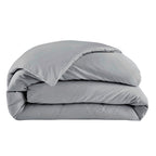 Satin Uni - Housse De Couette - Gris