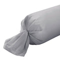 Satin Uni - Taie De Traversin - Gris