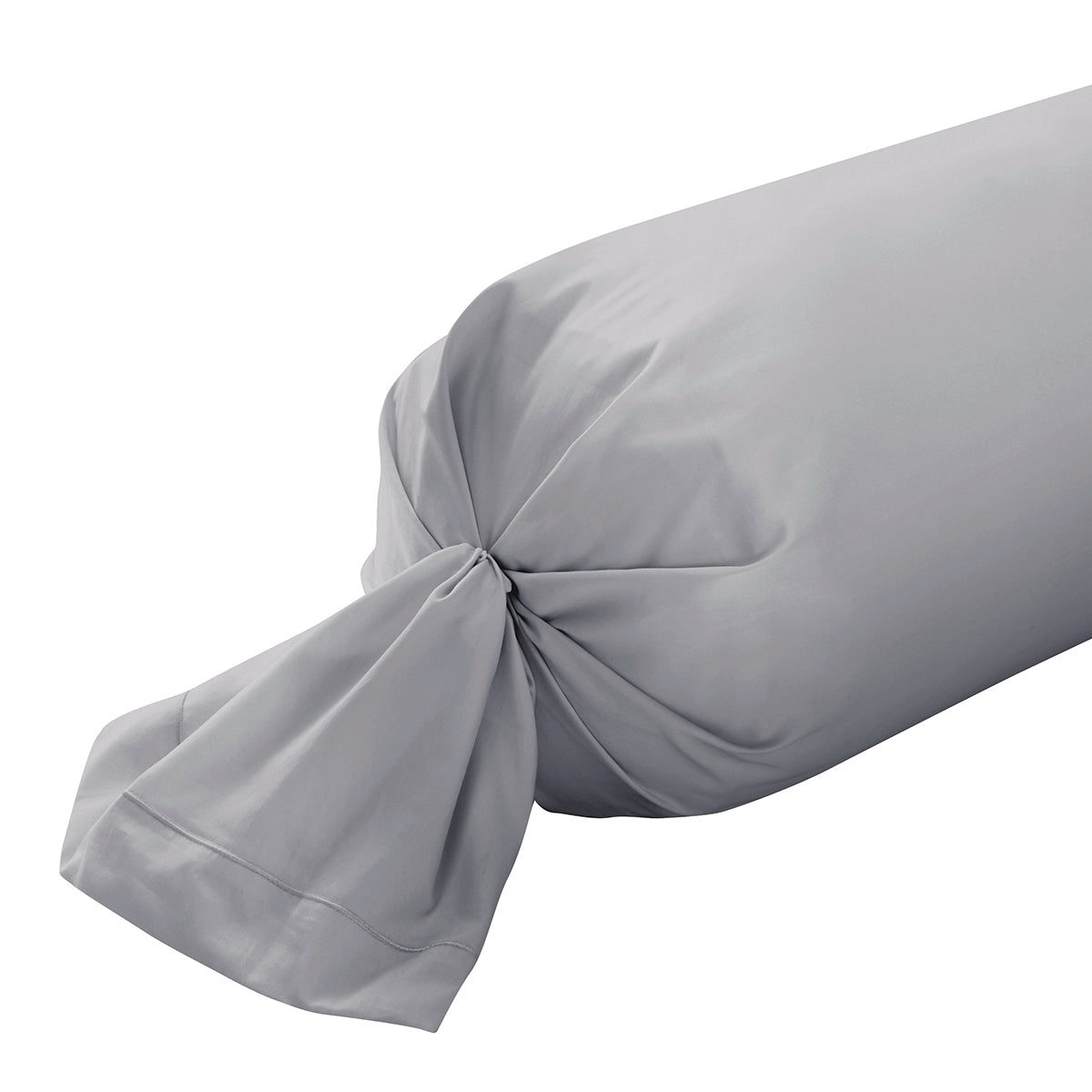 Satin Uni - Taie De Traversin - Gris