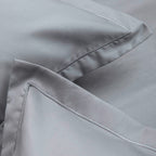 Satin Uni - Taie D'Oreiller - Gris