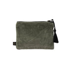 Pochette Velours Delhi - Kaki