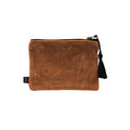 Pochette Velours Delhi - Caramel