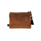 Pochette Velours Delhi - Caramel