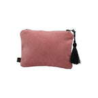 Pochette Velours Delhi - Rose