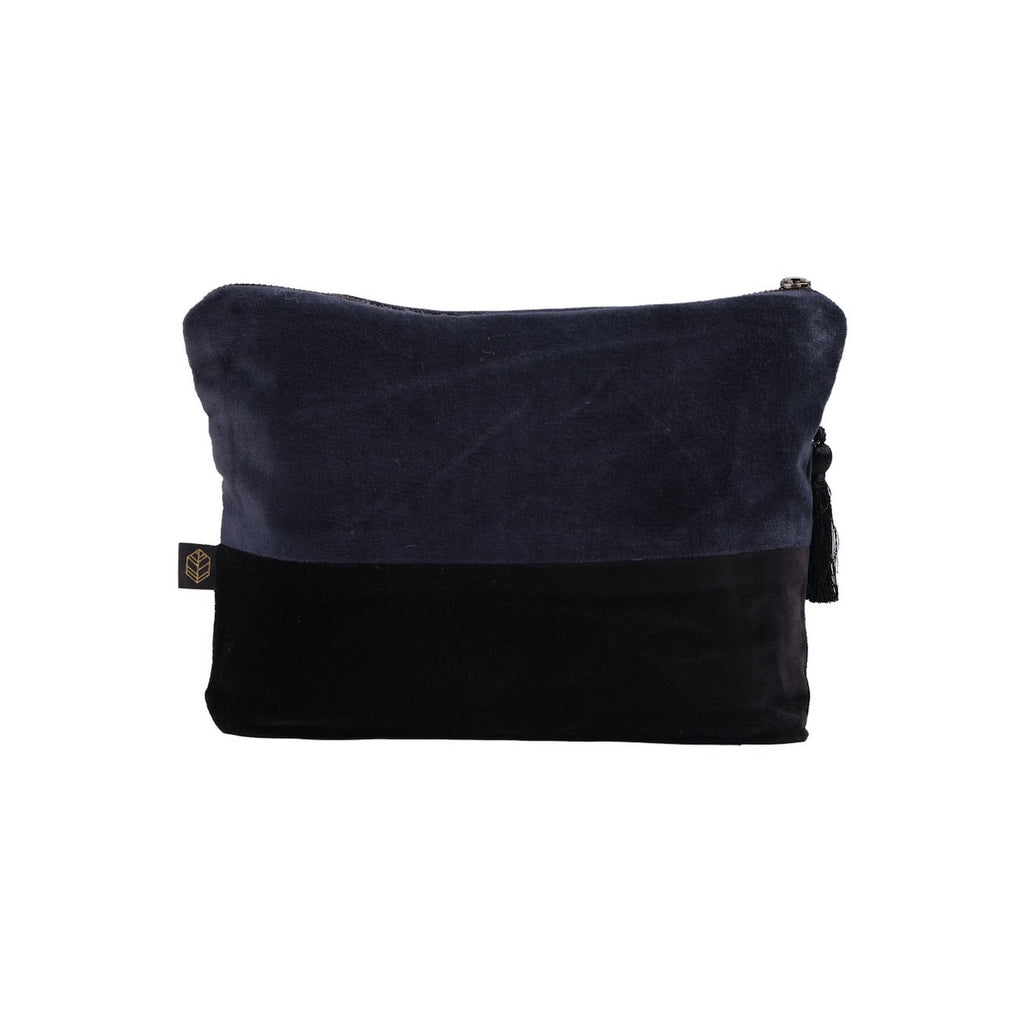 Pochette Velours Delhi - Denim