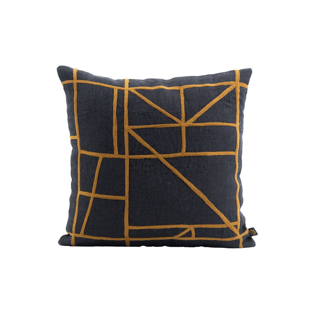 Housse De Coussin Kota - Noir - 3 Tailles