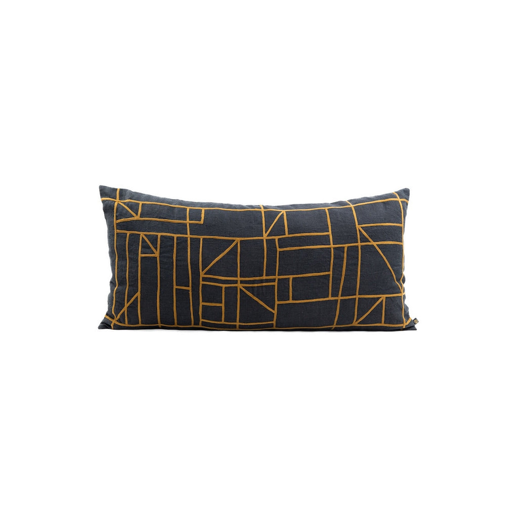 Housse De Coussin Kota - Noir - 3 Tailles