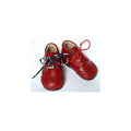 Chaussures Bottillons Adonis Bout Golf - Cuir Rouge Cerise - Mixte
