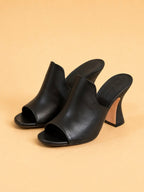 Sade Mule In Black Calf
