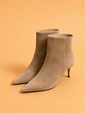 Petra Ankle Boot In Maple Suede