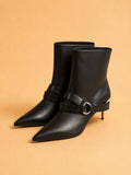 Patty Biker In Black Calf